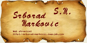 Srborad Marković vizit kartica